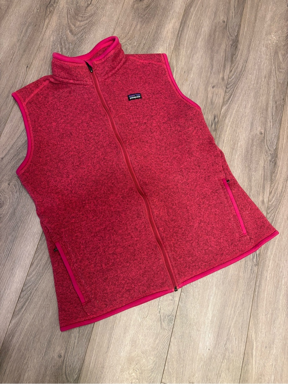 Patagonia Better Sweater Pink Fleece Vest Women’s XL